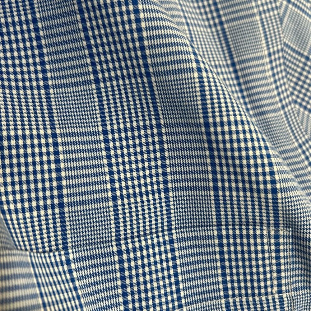 NORDSTROM CASUAL BOTTOM DOWN  SHIRT 16 1/2 BLUE LONG SLEEVES - Picture 8 of 10